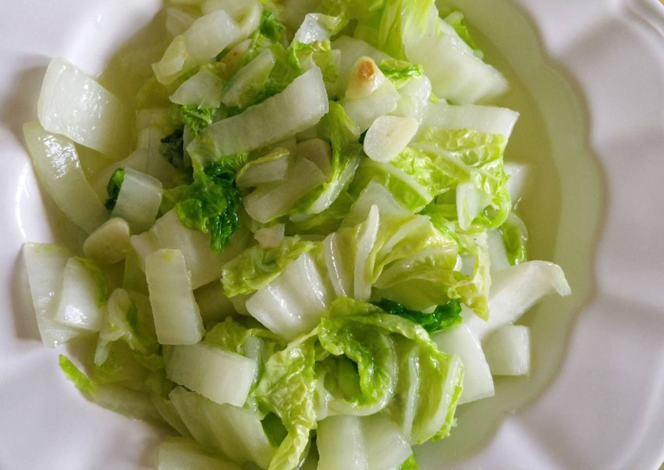 Sauté choux chinois facile