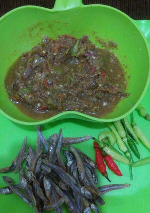 Foto resep Sambel ikan teri