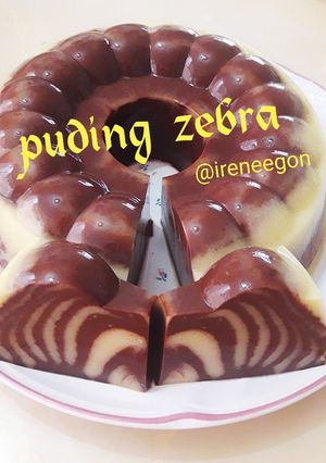 Foto resep Puding Zebra Coklat