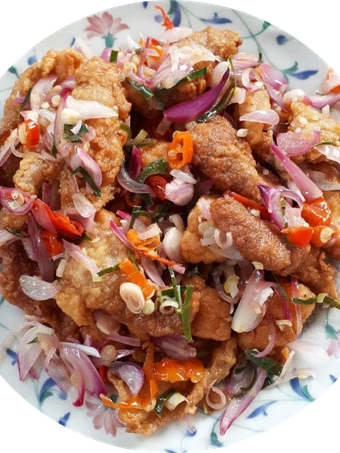 Langkah Mudah untuk Membuat Resep Kulit ayam Krispy kentang sambal matah yang Menggugah Selera Anti Ribet, Lezat