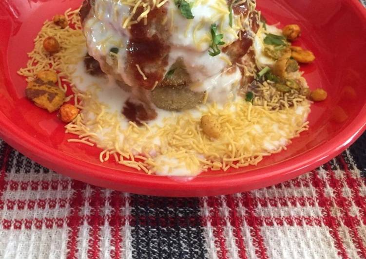 Recipe of Super Quick Homemade Potato tikki chaat