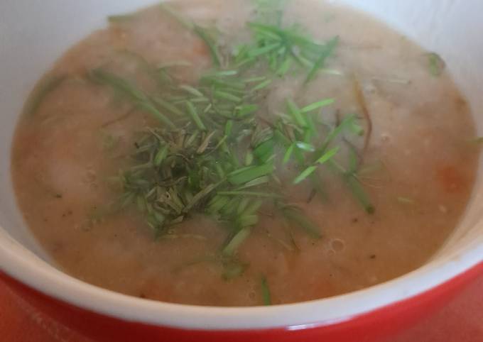 Easiest Way to Make Perfect Cheap (vegan) white bean soup