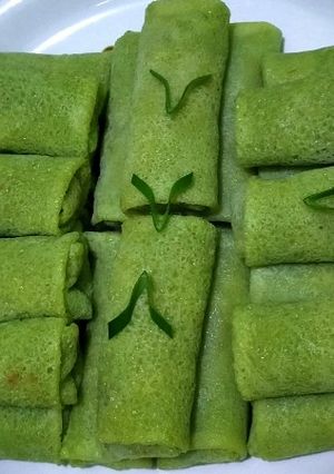 Foto resep Dadar gulung pandan