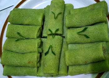 Resep Terbaik Dadar gulung pandan Enak dan Sehat