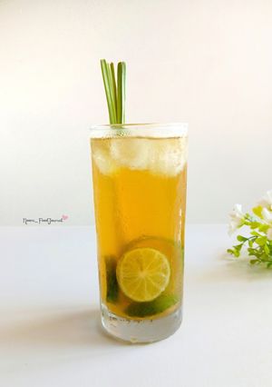 Foto resep Es Teh Sereh Jeruk Nipis
