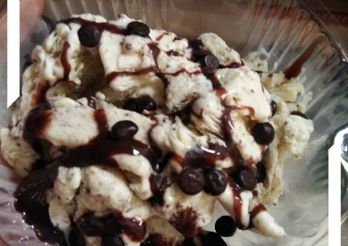 Ice cream oreo choco chips enak dan simple