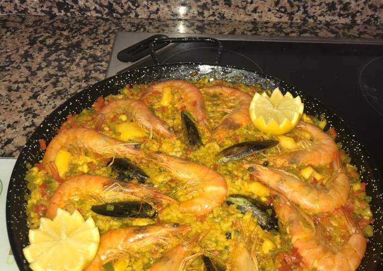 Paella de marisco