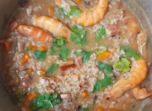 Foto de Arroz de Polvo e Gambas