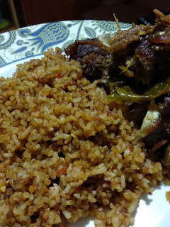 Foto resep Nasi Goreng Roa + Iga Penyet sambal ijo #bikinRamadhanBerkesan