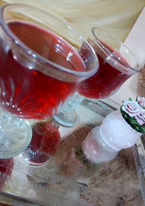 صورة لوصفة عصير الكركديه🍹