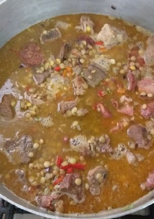Una foto de Guiso de lentejas