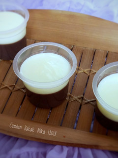 Foto resep Pudding Super Nyoklat Dengan Vla ala KFC