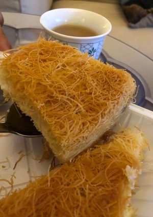 صورة لوصفة كنافة بالجبنة العكاوي