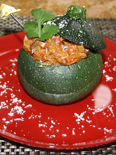 Una foto de Calabacines rellenos