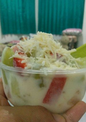 Foto resep Fruits Salad | Salad Buah dg saus yg creamy