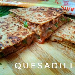 A picture of Desi Quesadilla.