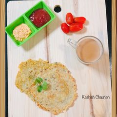 A picture of Potatoes Pancakes 🥞(Aloo Cheela 🥔).