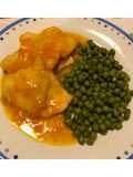 Scaloppina all’arancia con i piselli 🍊🫛