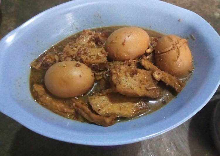 Semur tahu telur