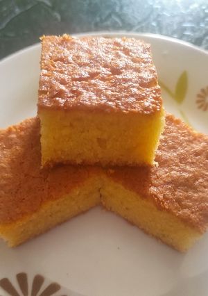 Una foto de Bizcochuelo de naranja (sin gluten)