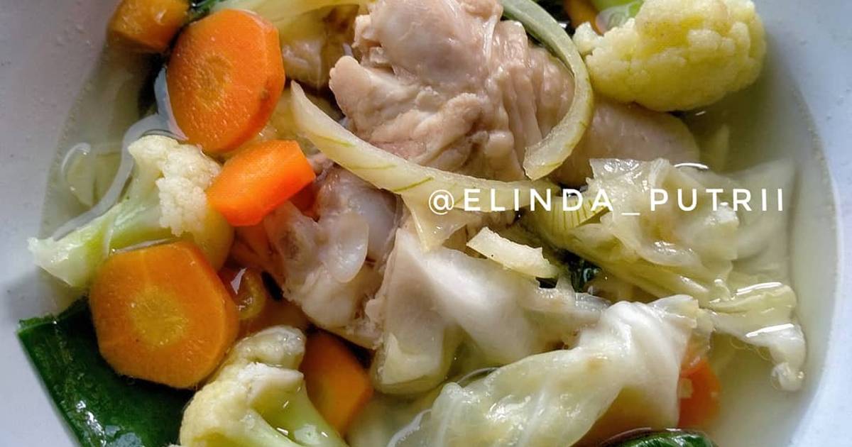 6.540 resep sup ayam bening enak dan sederhana ala rumahan