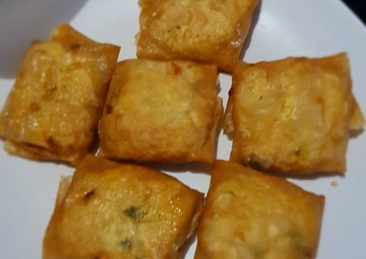 Martabak tahu crispy