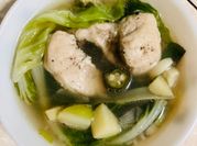 A picture of bhindi chicken