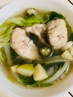 A picture of Chicken Stew | in Clear Soup| Nilagang Manok.