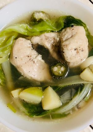 A picture of Chicken Stew | in Clear Soup| Nilagang Manok.