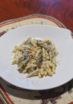 朝鮮薊藍紋起司義大利麵 Pasta con Carciofi e Gorgonzola 的食譜成品照片
