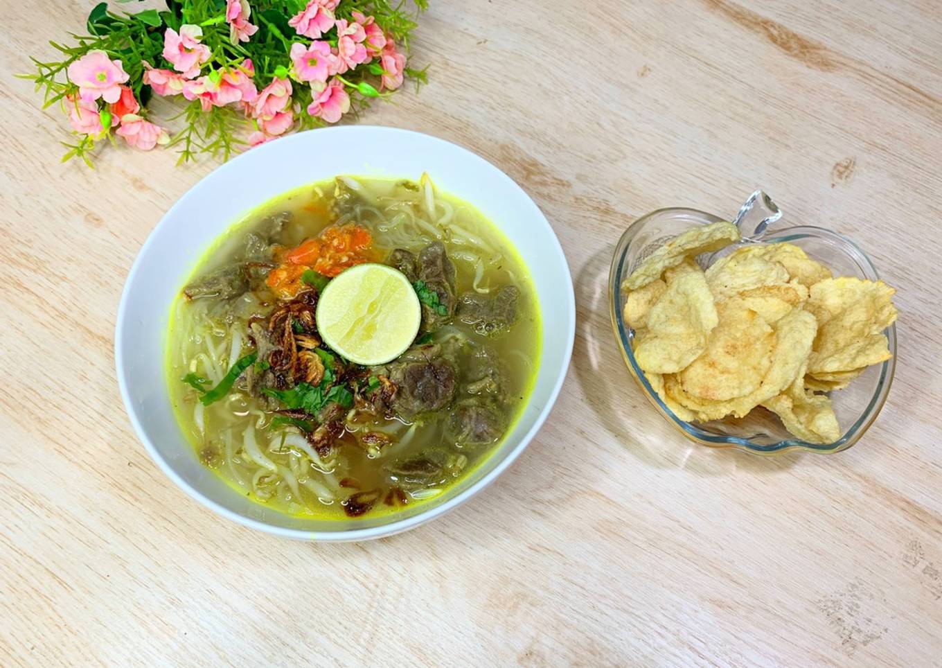 SOTO DAGING BENING ALA RESTO - soto madura