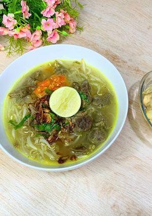 Foto resep SOTO DAGING BENING ALA RESTO - soto madura