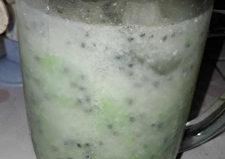 Es moncen (lemon cendol)