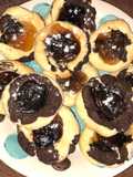Pepas marmoladas, con dulce de batata con chocolate🍫