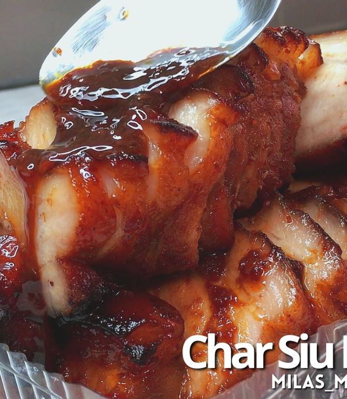A picture of Char Siu Chinese Honey BBQ Pork.