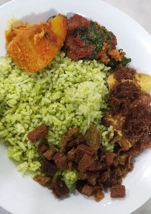 Foto resep Nasi Pandan Ricecooker (Vegan)