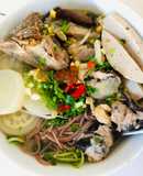Bún lứt nấu mọc