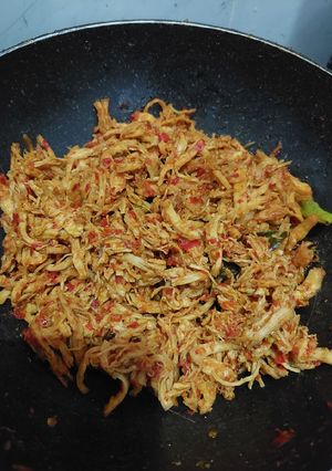 Foto resep Ayam Suwir Pedas