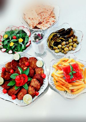 عکسی از دستور کتلت گوشت با سس مخصوص