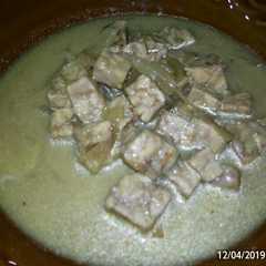 A picture of Gulai tempe basi/lanas praktis.