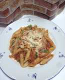 Pasta Penne en Salsa Roja Casera con Atún !