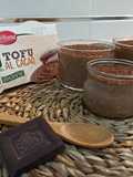 Vasitos de postre de tofu, plátano y chocolate 🍫 🥣🍌