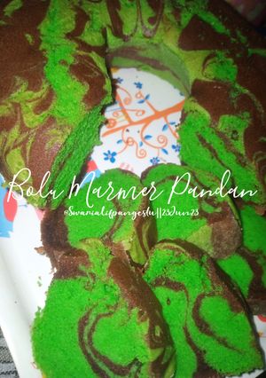 Foto resep Bolu Marmer Pandan