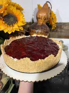 Una foto de Cheesecake de frutos rojos🍓🍇🫐