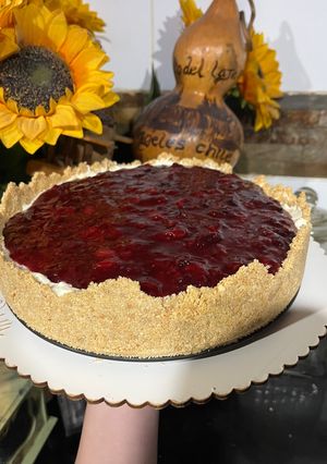 Una foto de Cheesecake de frutos rojos🍓🍇🫐