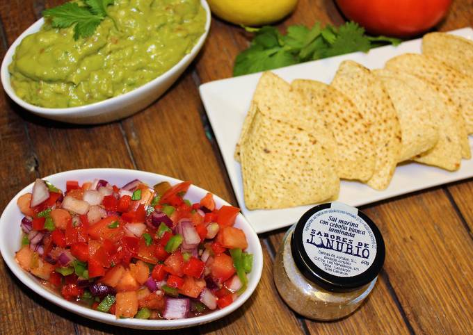 Pico de gallo con Sal Marina con cebolla Receta de Jónatan (La Cocina