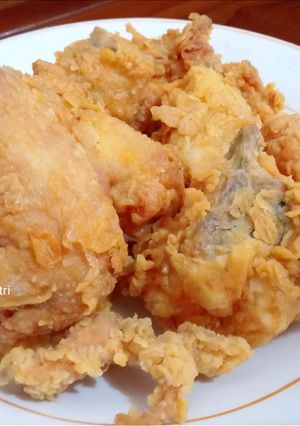 Foto resep Ayam Goreng Tepung (Fried Chicken) Crispy Homemade Simpel Mudah