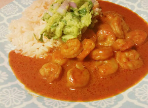 Una foto de Camarones a la Diabla a mi Estilo♡