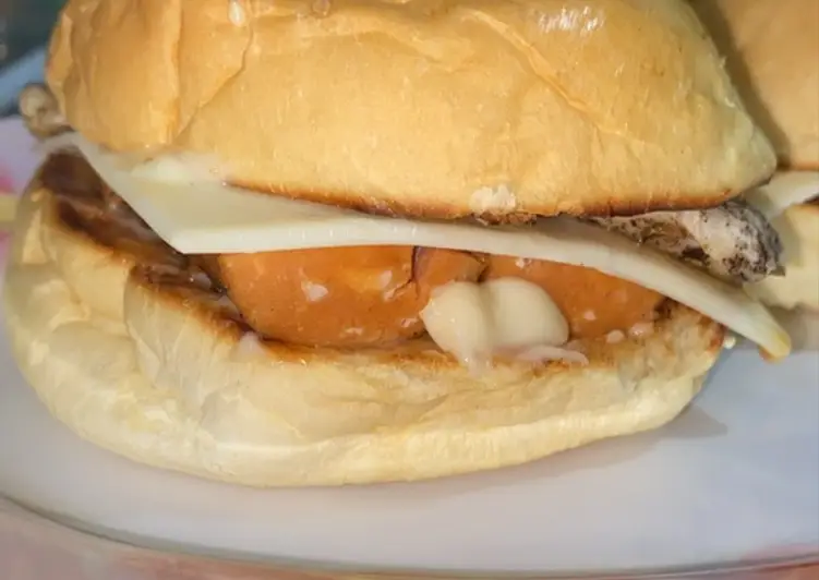 Resep Terbaru Burger Sosis Sederhana Sedap Nikmat