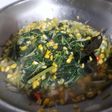 Sayur bayam jagung